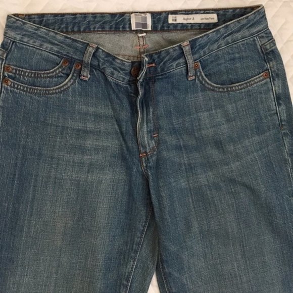 Avenue A Salt Low Rise Flare Blue Jeans Sz 30 - Picture 4 of 4